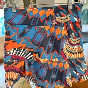Vibrant Geometric Skirt